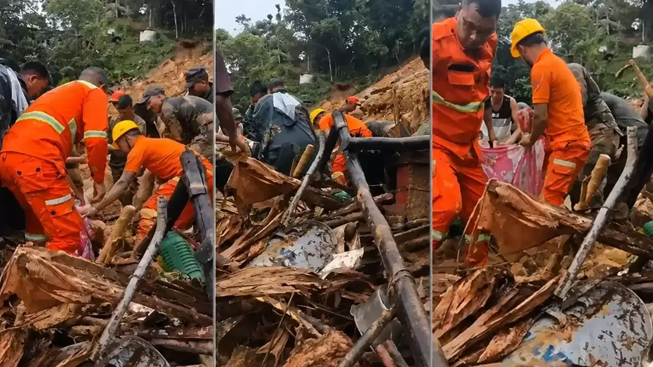 Nagaland Landslide : नागालैंड के मोन में भूस्खलन से तबाही, कई मकान मलबे में दबे; 3 की मौत, रेस्क्यू ऑपरेशन जारी Nagaland Landslide : नागालैंड के मोन में भूस्खलन से तबाही, कई मकान मलबे में दबे; 3 की मौत, रेस्क्यू ऑपरेशन जारी