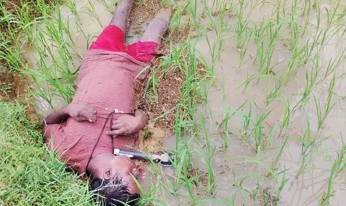 CG News : करंट की चपेट में आने से किसान की मौत, अगले दिन खेत में मिला शव CG News : करंट की चपेट में आने से किसान की मौत, अगले दिन खेत में मिला शव