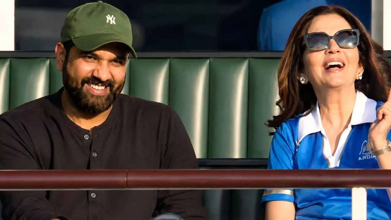Rohit Sharma: द हंड्रेड का मैच देखने पहुंचे रोहित शर्मा, नीता अंबानी भी आई नजर Rohit Sharma: द हंड्रेड का मैच देखने पहुंचे रोहित शर्मा, नीता अंबानी भी आई नजर