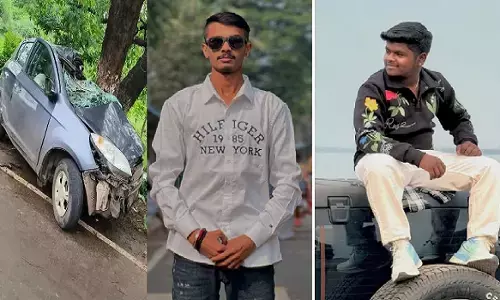 CG Accident : सेंट्रल एवेन्यू पर तेज रफ्तार कार पेड़ से टकराई, दो दोस्तों की हुई दर्दनाक मौत