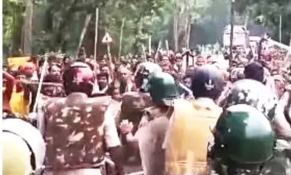 secl-madannagar-police-attack: एसईसीएल मदननगर कोयला खदान के सीमांकन के दौरान पुलिस पर हमला, एसडीओपी समेत कई जवान घायल