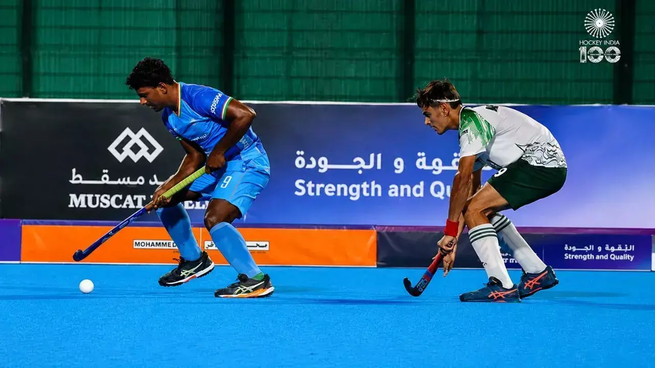 FIH Youth Hockey5s 2026: भारत ने पाकिस्तान को 7-3 से रौंदा, अब फाइनल में फिर होगी महामुकाबले की टक्कर FIH Youth Hockey5s 2026: भारत ने पाकिस्तान को 7-3 से रौंदा, अब फाइनल में फिर होगी महामुकाबले की टक्कर