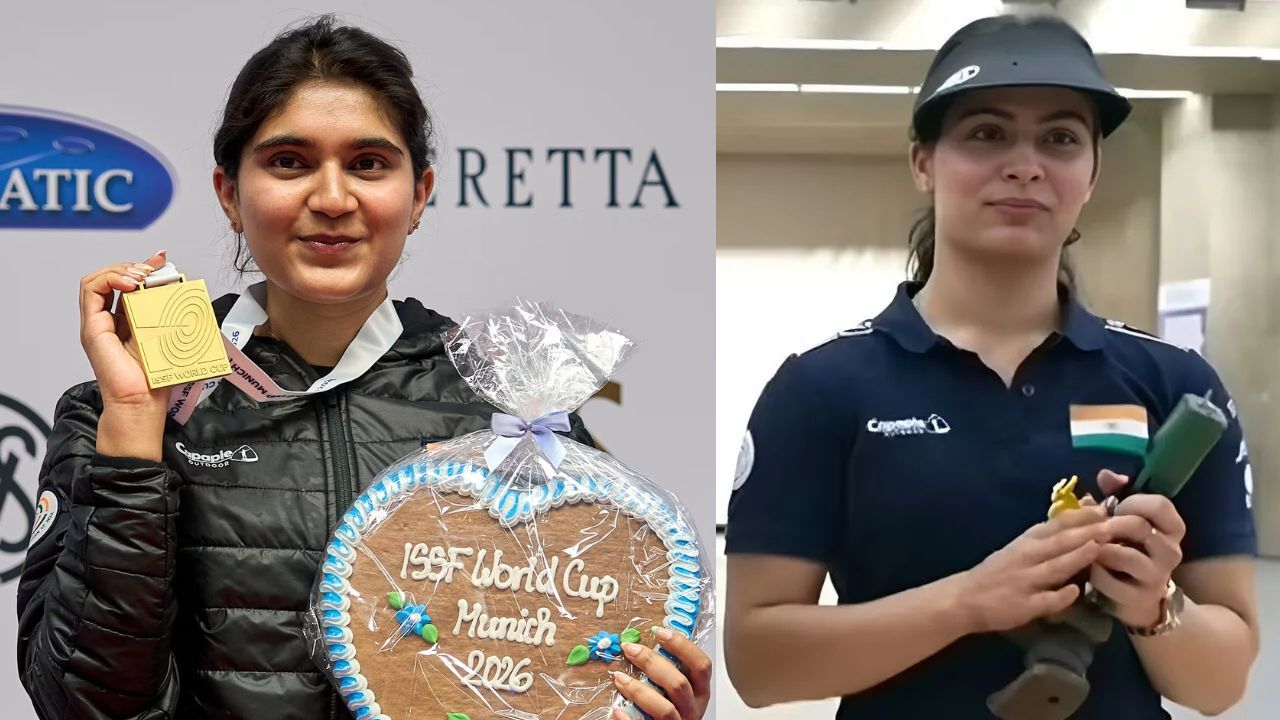 ISSF Shooting WC 2026: ISSF वर्ल्ड कप में भारत की ईशा सिंह ने जीता गोल्ड, मनु भाकर को मिला ब्रॉन्ज