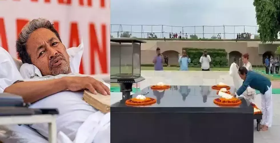 Sonam Wangchuk: अस्पताल से छुट्टी के बाद राजघाट पहुंचे सोनम वांगचुक, बोले- गांधीजी का रास्ता आज भी सबसे सही Sonam Wangchuk: अस्पताल से छुट्टी के बाद राजघाट पहुंचे सोनम वांगचुक, बोले- गांधीजी का रास्ता आज भी सबसे सही