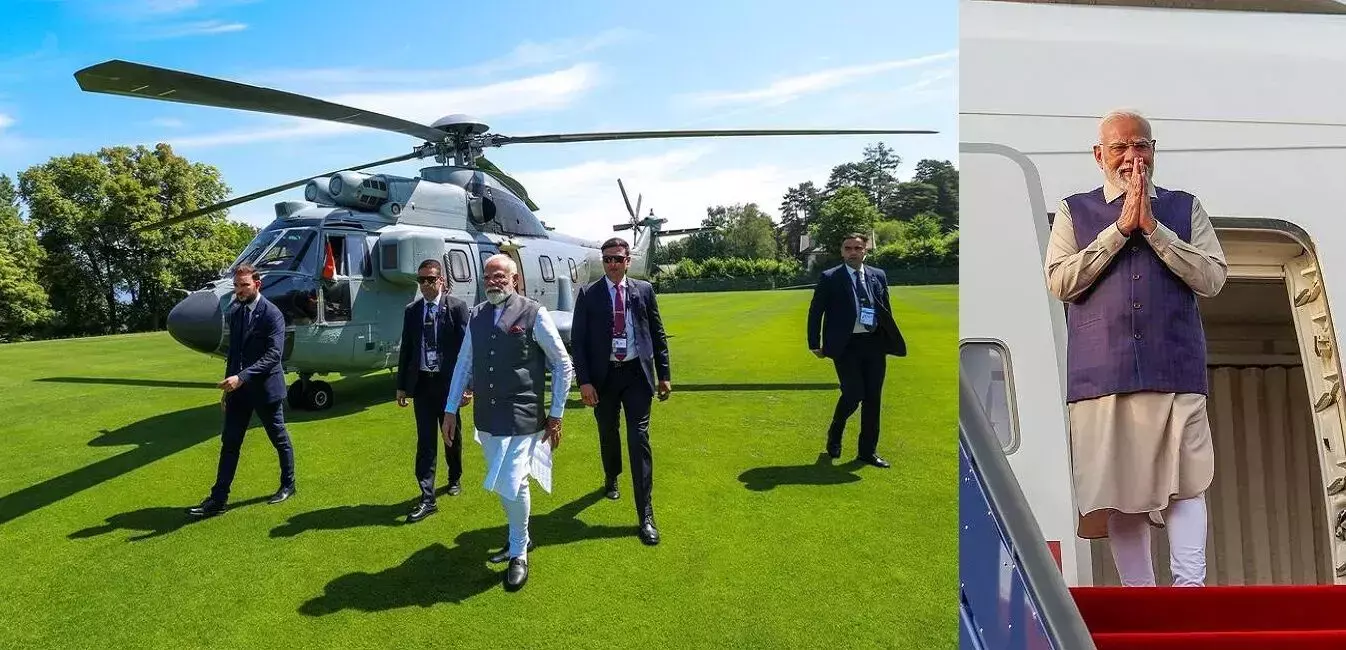PM Modi Foreign Visits Expenses: 2021 से 2026 तक PM मोदी की विदेश यात्राओं पर कितने करोड़ हुए खर्च, संसद में सरकार ने दिया पूरा ब्योरा PM Modi Foreign Visits Expenses: 2021 से 2026 तक PM मोदी की विदेश यात्राओं पर कितने करोड़ हुए खर्च, संसद में सरकार ने दिया पूरा ब्योरा