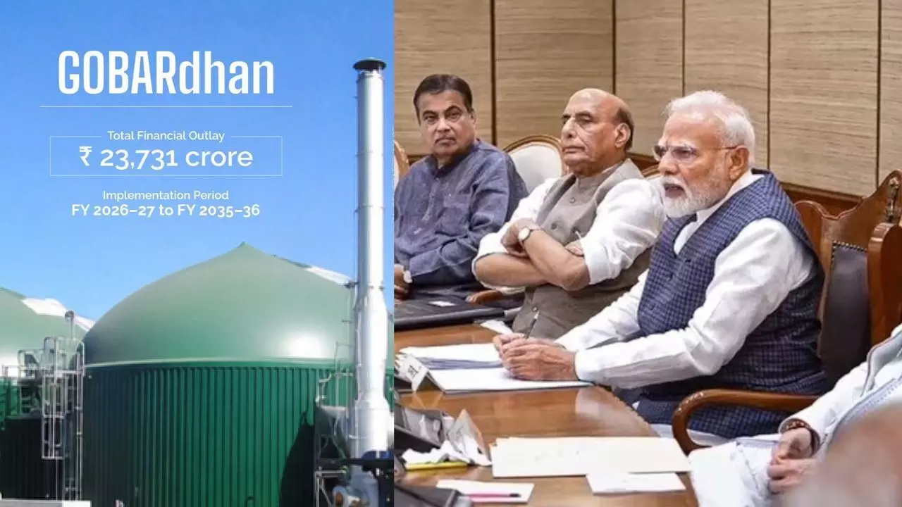 34924-modi-cabinet Modi Cabinet : मोदी कैबिनेट का बड़ा फैसला, गोबरधन योजना को मंजूरी, 23,731 करोड़ रुपये से बढ़ेगा बायोगैस उत्पादन और किसानों की आय