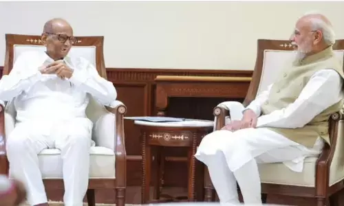 sharad-pawar-mps-meet-pm-modi: सदन में हंगामा के बीच शरद पवार के सांसदों की PM मोदी से मुलाकात, महाराष्ट्र में नई सियासी बिसात