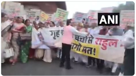 NDA MPs Protest Against Rahul Gandhi : आ रहे हैं अमित शाह…राहुल गांधी भागो मत…संसद भवन में NDA सांसदों ने विपक्ष के खिलाफ खोला मोर्चा,देखें- VIDEO