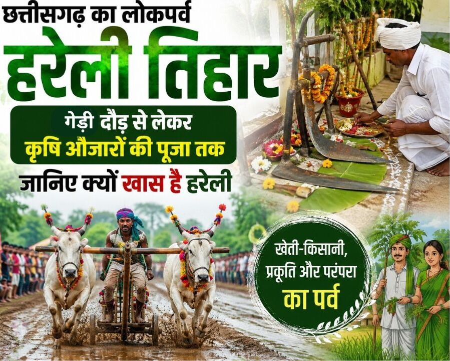 Chhattisgarh Hareli Tihar : गेड़ी दौड़ से लेकर कृषि औजारों की पूजा तक, जानिए क्यों खास है हरेली