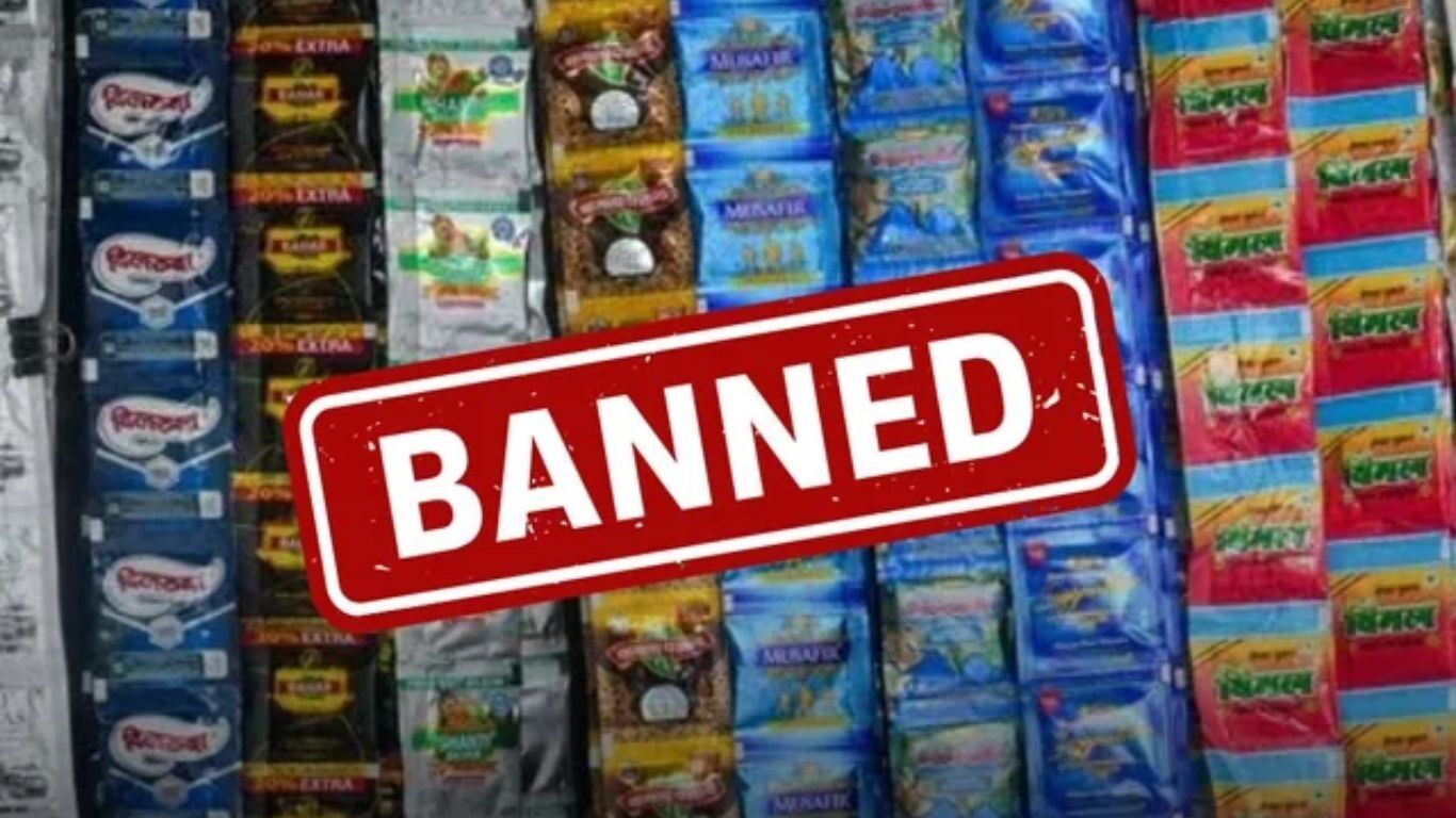 Pan Masala Banned: गुटखा-पान मसाला पर लगा बैन: तत्काल प्रभाव से लागू हुआ फैसला, बेचने वालों पर कार्रवाई होगी