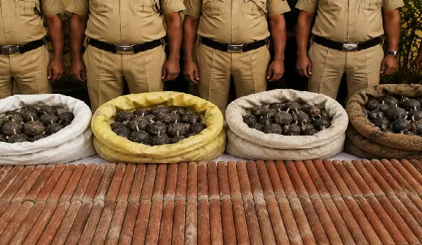35727-untitled West Bengal : 15 अगस्त से पहले पुलिस की बड़ी कार्रवाई, 304 जिलेटिन छड़ें और देसी बम बरामद