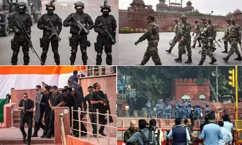 15 August Security Plan for The Red Fort: स्वतंत्रता दिवस पर लाल किले के आसपास परिंदा भी नहीं मार सकेगा पर: 20 हजार जवान संभालेंगे मोर्चा, स्नाइपर-हिट टीम तैनात, 1000 AI CCTV और एंटी-ड्रोन सिस्टम से होगी चप्पे चप्पे की निगरानी