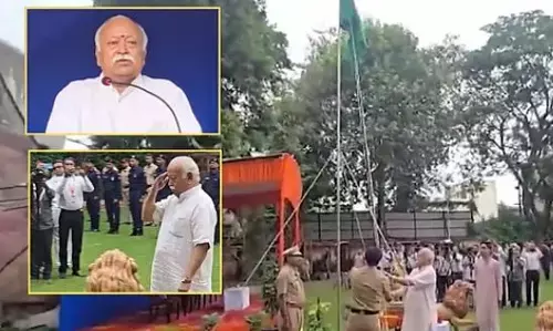 Mohan Bhagwat Independence Day Speech:  संघ मुख्यालय में मोहन भागवत ने फहराया तिरंगा, बताया स्वतंत्रता का असली मतलब और तिरंगे के रंगों का संदेश