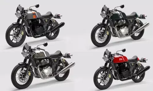 Royal Enfield Continental GT 650 अपडेटेड मॉडल लॉन्च, कीमत इतने लाख से शुरू; नए LED इंडिकेटर्स और USB-C चार्जिंग के साथ कई शानदार फीचर्स Royal Enfield Continental GT 650 अपडेटेड मॉडल लॉन्च, कीमत इतने लाख से शुरू; नए LED इंडिकेटर्स और USB-C चार्जिंग के साथ कई शानदार फीचर्स