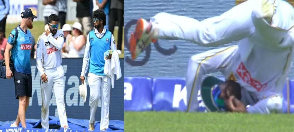 Dinesh Chandimal Injured: भारत के खिलाफ टेस्ट में श्रीलंका को झटका: दिनेश चांदीमल चोटिल, स्कैन के लिए अस्पताल ले जाया गया