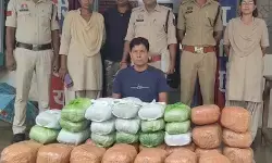 CG Crime : चेकिंग देख भागने लगा बोलेरो सवार, पीछा कर पुलिस ने पकड़ा, 88.4 किलो गांजा जब्त