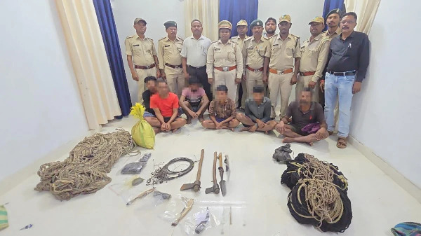 CG News : वन्यजीव शिकार के मामले में 6 आरोपी गिरफ्तार, मांस और शिकार सामग्री जब्त