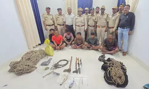 CG News : वन्यजीव शिकार के मामले में 6 आरोपी गिरफ्तार, मांस और शिकार सामग्री जब्त CG News : वन्यजीव शिकार के मामले में 6 आरोपी गिरफ्तार, मांस और शिकार सामग्री जब्त
