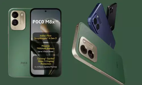POCO M8x 5G लॉन्च : 7,900mAh बैटरी और 120Hz डिस्प्ले के साथ 50MP AI कैमरा, जानें कीमत और फीचर्स