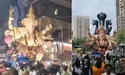 मुंबई में गणेश आगमन के दौरान प्रतिमा गिरने से हादसा: 2 की मौत, 5 घायल