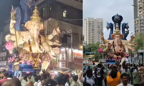 मुंबई में गणेश आगमन के दौरान प्रतिमा गिरने से हादसा: 2 की मौत, 5 घायल