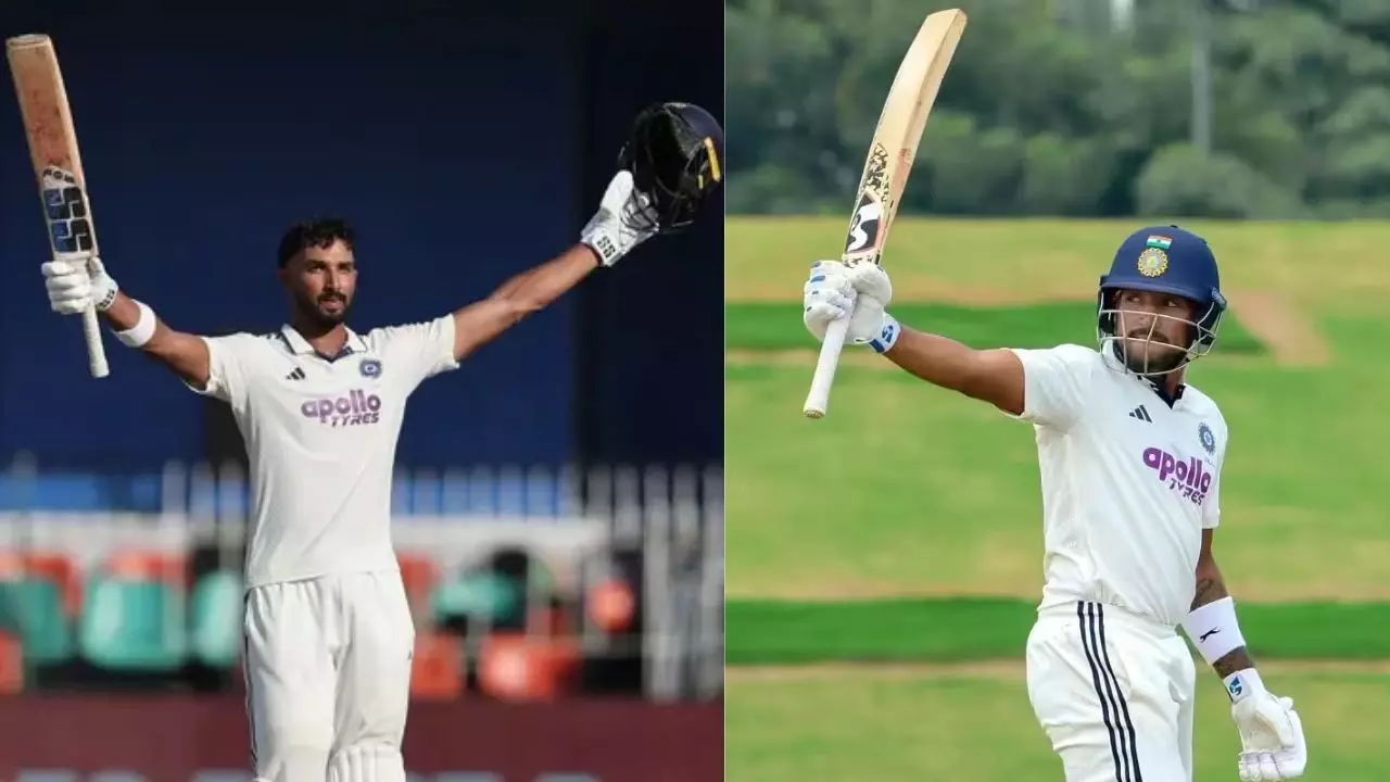 36746-ind-vs-sl-2nd-test-day-2 IND vs SL 2nd Test Day 2: भारत ने 503/9 पर घोषित की पारी, जुरेल ने खेली 115 रन की नाबाद पारी, पडिक्कल ने लगातार जड़ा दूसरा शतक