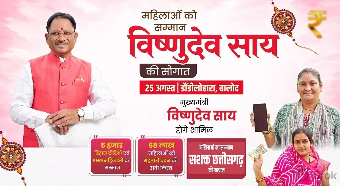 36782-cg-cm-sai CG News : रक्षाबंधन से पहले महिलाओं को बड़ा तोहफा, CM साय कल जारी करेंगे महतारी वंदन योजना की 31वीं किस्त