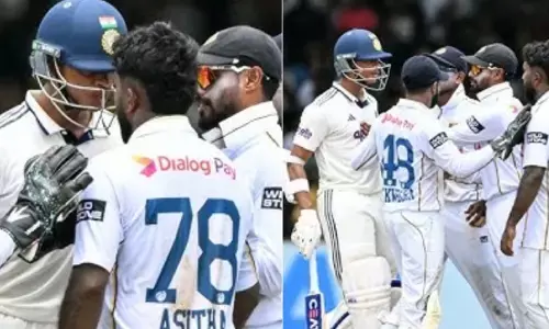 ICC का एक्शन, यशस्वी जायसवाल और असिथा फर्नांडो को मैदान पर भिड़ना पड़ा भारी, 25% मैच फीस का लगा जुर्माना