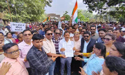 CG News : संघर्ष मोर्चा ने रैली निकालकर टेट मुक्ति के लिए सौंपा ज्ञापन