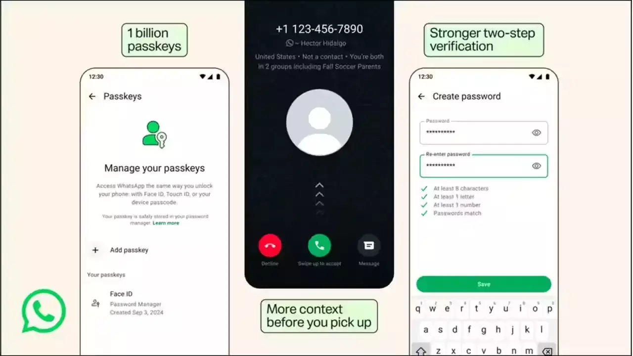 WhatsApp Security Update : स्कैम और अकाउंट हैकिंग पर लगेगी लगाम, नए सुरक्षा फीचर्स हुए रोलआउट WhatsApp Security Update : स्कैम और अकाउंट हैकिंग पर लगेगी लगाम, नए सुरक्षा फीचर्स हुए रोलआउट