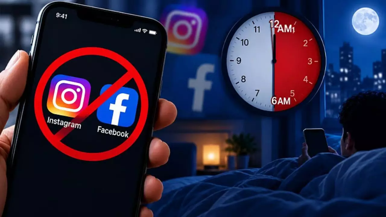 37056-meta-night-curfew Meta का बड़ा फैसला : रात 12 से सुबह 6 बजे तक Instagram-Facebook रहेगा बंद, किशोरों के लिए 2 घंटे की डेली लिमिट