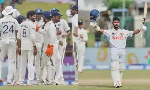 IND vs SL 2nd Colombo Test: कोलंबो टेस्ट ड्रॉ, भारत ने 1-0 से जीती सीरीज,सोनल दिनुशा ने जड़ा लगातार दूसरा शतक IND vs SL 2nd Colombo Test: कोलंबो टेस्ट ड्रॉ, भारत ने 1-0 से जीती सीरीज,सोनल दिनुशा ने जड़ा लगातार दूसरा शतक
