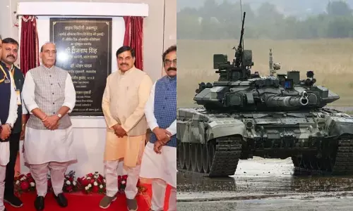 Jabalpur Defence Project : CM मोहन यादव और राजनाथ सिंह ने किया टैंक ओवरहॉलिंग प्रोजेक्ट का शुभारंभ, हर साल 80 T-Series टैंक होंगे तैयार