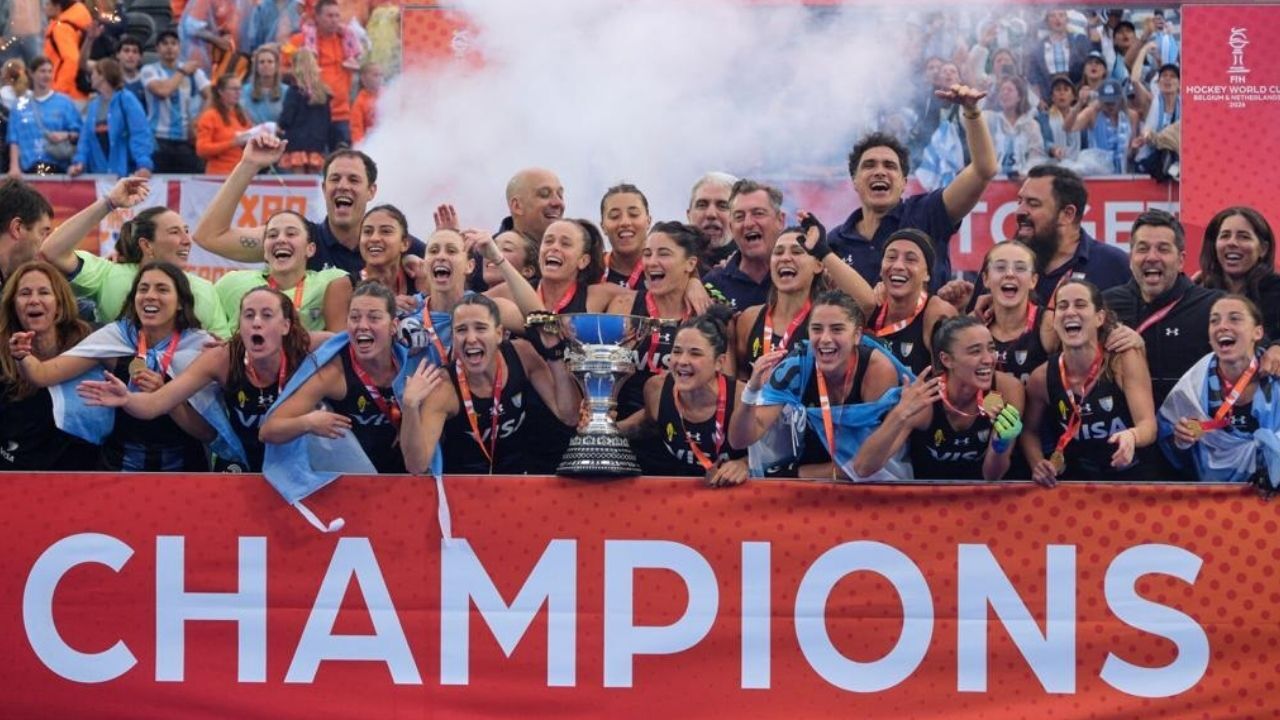Women Hockey World Cup 2026: पेनल्टी शूटआउट में अर्जेंटीना का कमाल, 9 बार की चैंपियन नीदरलैंड को हराकर जीता महिला हॉकी वर्ल्ड कप