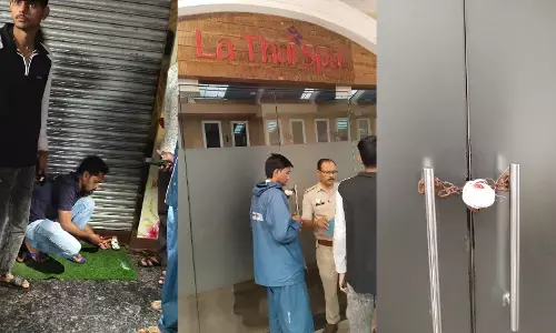 Raipur City News : पुलिस की बड़ी कार्रवाई, पंडरी थाना क्षेत्र के 2 स्पा सेंटर सील