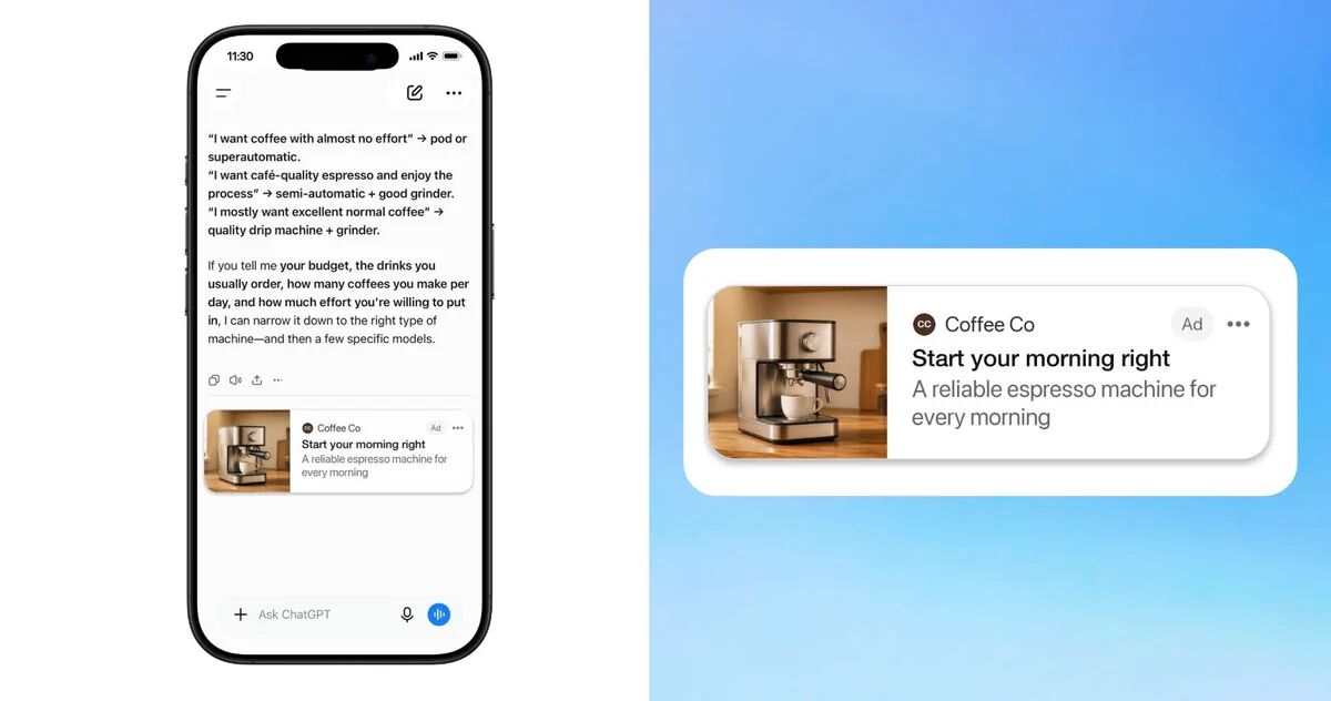 ChatGPT यूजर्स के लिए बड़ा अपडेट, अब जवाबों के नीचे दिखेंगे Sponsored Ads; OpenAI ने प्राइवेसी पर ये कहा