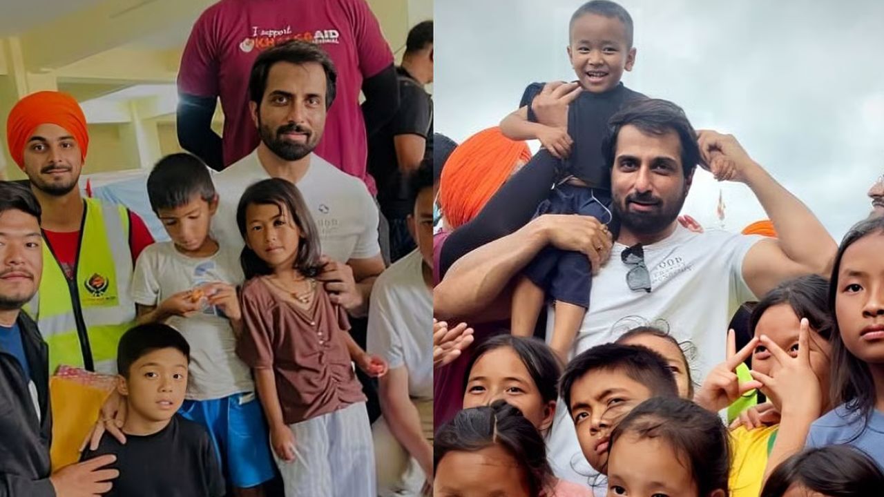 Sonu Sood Nepal Relief : नेपाल पहुंचे सोनू सूद, बाढ़ पीड़ितों को बांटा खाना-कंबल; बोले- जिंदगी फिर संवारने तक रहेंगे साथ