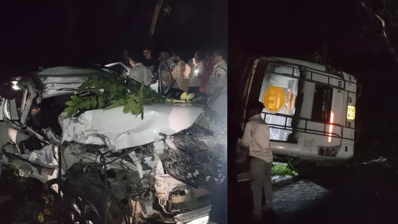 37600-mp-18 Accident : नर्मदापुरम-पचमढ़ी मार्ग पर भीषण हादसा, बस-कार की टक्कर में 26 लोग घायल; 14 को नर्मदापुरम रेफर
