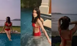 Radhika Madan : बीच वेकेशन से राधिका मदान का ग्लैमरस अंदाज वायरल, Red बिकिनी लुक पर फैंस ने बरसाया प्यार