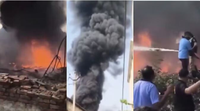 Jalandhar Mattress Factory Fire: मैट्रेस फैक्टरी में भीषण आग, 5-6 दमकल मौके पर मौजूद, मची अफरा-तफरी