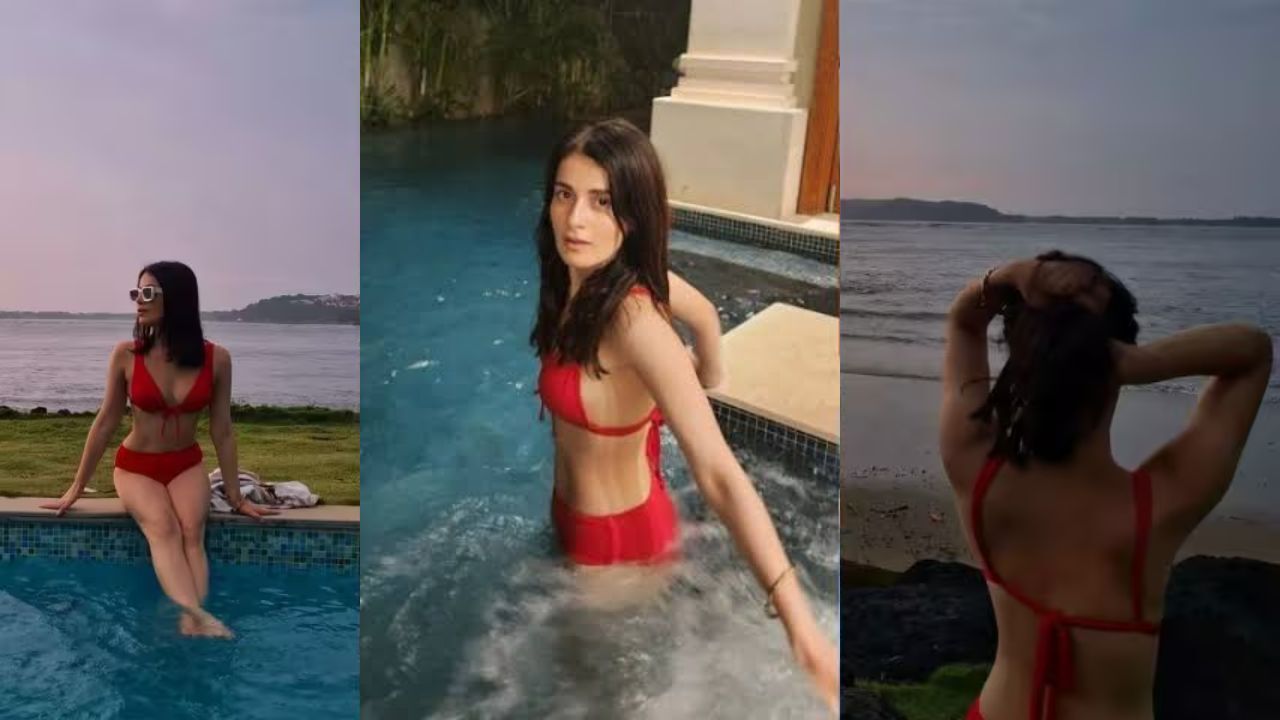 Radhika Madan : बीच वेकेशन से राधिका मदान का ग्लैमरस अंदाज वायरल, Red बिकिनी लुक पर फैंस ने बरसाया प्यार