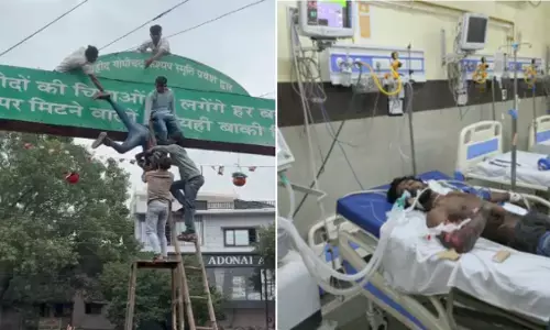 CG News : जन्माष्टमी पर मटकी बांधना पड़ा भारी, हाईटेंशन तार से झुलसा युवक
