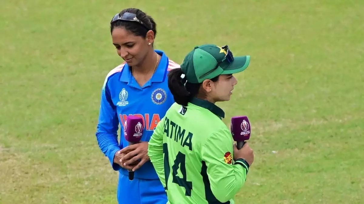 37991-ind-vs-pak IND W vs PAK W: पाकिस्तान ने भारत के खिलाफ जीता टॉस, पहले बल्लेबाजी का लिया फैसला, देखें दोनों की प्लेइंग 11