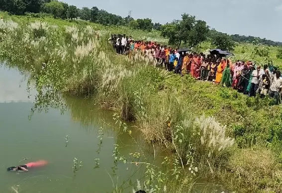 37992-untitled Jharkhand News : तालाब में मां-बेटे की शव मिलने से फैली सनसनी, पुलिस जांच में जुटी