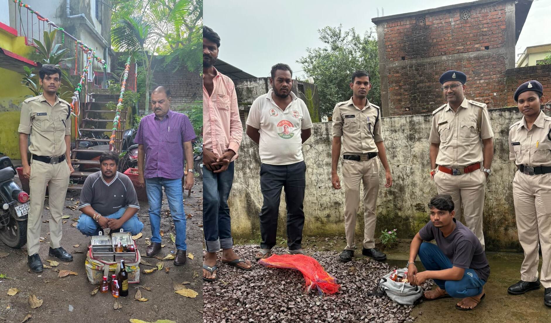 आबकारी विभाग की बड़ी कार्रवाई, कार सहित अवैध मदिरा बरामद, 3 प्रकरण दर्ज