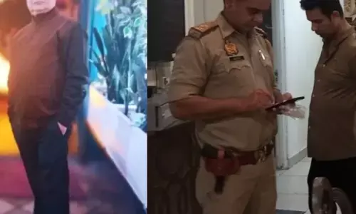 UP Crime : फ्लैट में अकेले थे दवा कारोबारी, धारदार हथियार से हत्या, CCTV में दिखे दो संदिग्ध