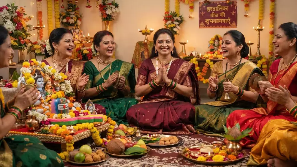 38311-untitled Hartalika Teej 2026 : हरतालिका तीज पर बन रहा खास संयोग, सोमवार को होगी शिव-पार्वती की पूजा, जानें व्रत का महत्व