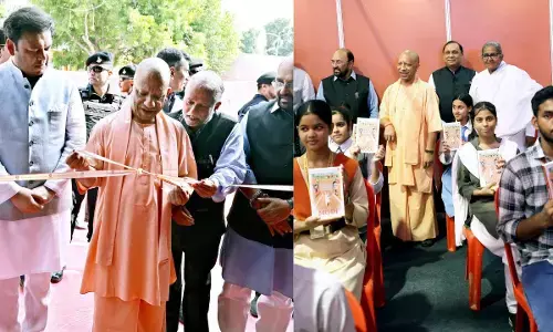 UP News : लखनऊ में सजा साहित्य का उत्सव, 9 दिन तक चलेगा गोमती पुस्तक महोत्सव; CM योगी ने किया शुभारंभ