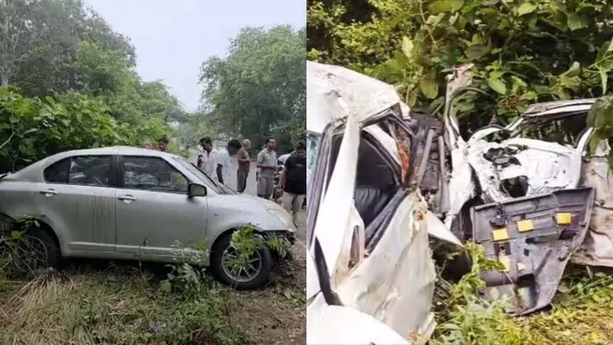 Azamgarh Accident : गणेश पंडाल से लौट रहे किशोरों की कार पेड़ से टकराई, 3 की मौत; 6 घायल