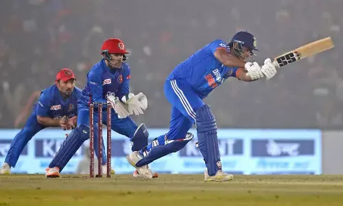 IND vs AFG 2nd T20I: अफगानिस्तान ने 20 ओवर में 8 विकेट पर बनाए 159 रन, टारगेट चेस करने उतरी भारतीय को पहला झटका IND vs AFG 2nd T20I: अफगानिस्तान ने 20 ओवर में 8 विकेट पर बनाए 159 रन, टारगेट चेस करने उतरी भारतीय को पहला झटका